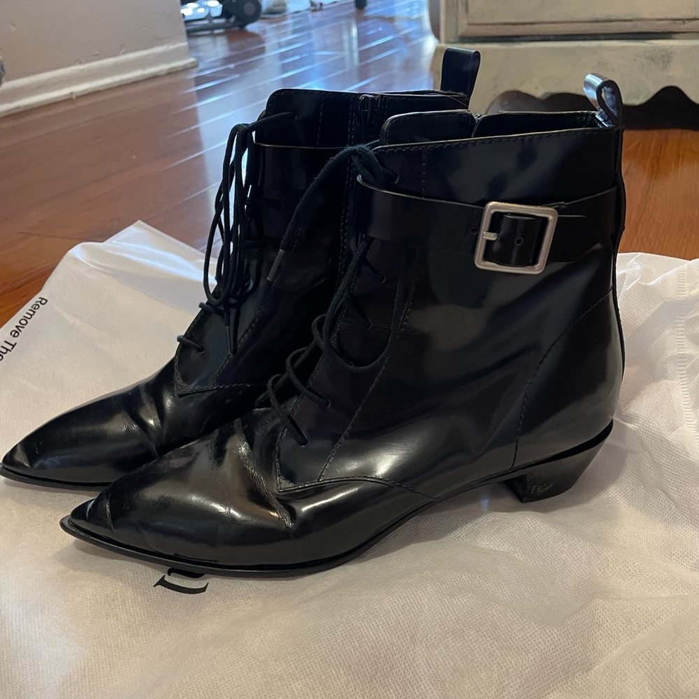 Marc by Marc Jacobs Patent Chelsea Boots